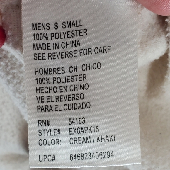 Exsto tan and white pattern jacket mock turtleneck - Picture 13 of 14